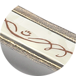 Cuero Crema (flor arabe)