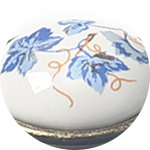 Cuero Crema (flor azul)